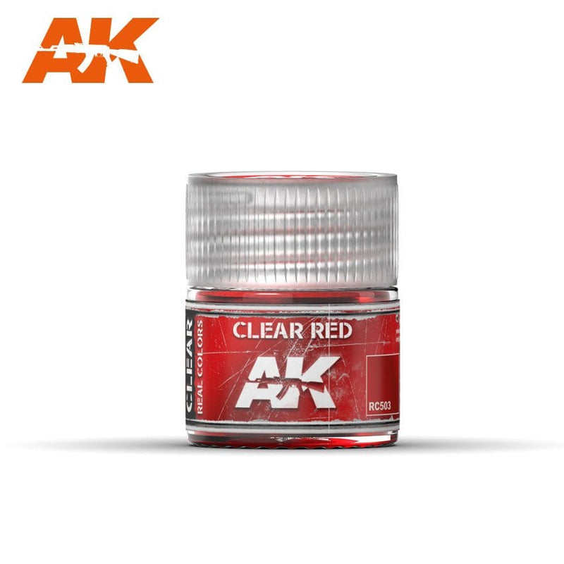 RC503 Clear Red Acrylic Paint AK Interactive