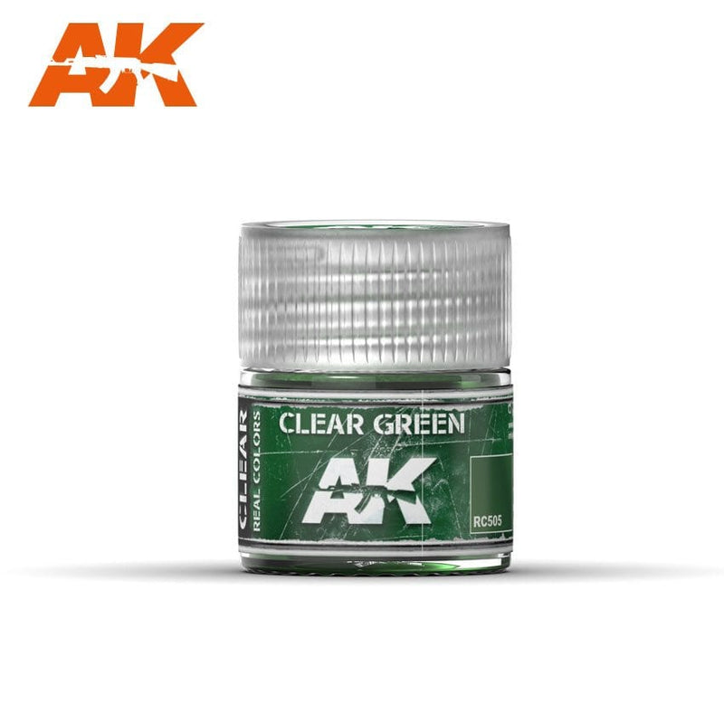 RC505 Clear Green Acrylic Paint AK Interactive