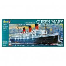 RMS Queen Mary Ocean Liner 1/570 Scale Plastic model kit Revell 5203