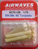 MK 46 Torpedo Resin Detail Set 1/72 Scale  Airwaves SC7129