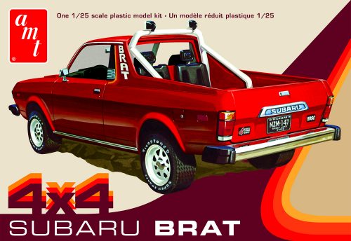 Subaru Brat 4x4 Pickup Truck 1/25 Scale Plastic Model Kit AMT 1128