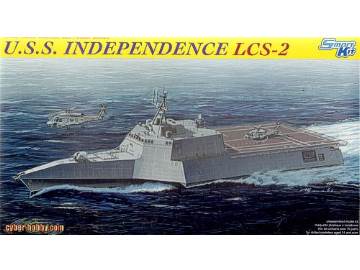 USS Independabce LCS-2 Littoral Combat Ship 1/700 Scale Plastic Model Kit Dragon 7092