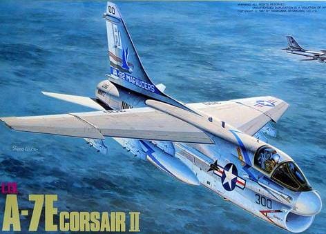 Vought A7E Corsair ll Fighter 1/48 Scale Plastic Model Kit Hasegawa P12