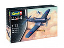 Vought F4U-1B Corsair 1/72 Scale Plastic Model Aircraft Revell 03917