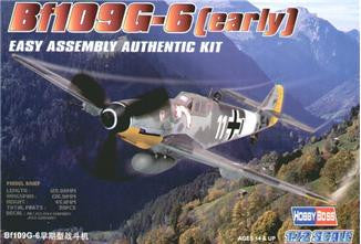 Messerschnitt BF109 G-6 1/72 Scale Plastic Model Kit Hobby Boss80225