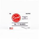 #11 Knife Blade Double honed 100 pack Excel 22611