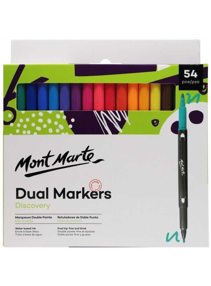 Dual Marker Set of 54 Colors