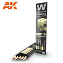 Dirt Marks Effects Pencil Set AK Interactive AK10044