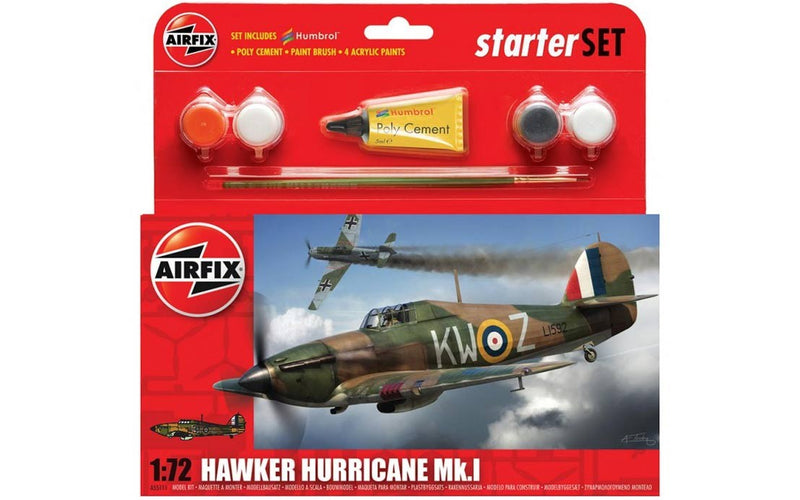 Hawker Hurricane Mk1 1/72 Scale  Plastic Model Kit Airfix A55111