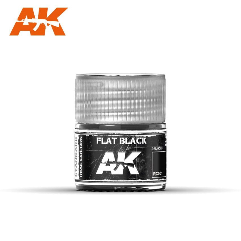 RC001 Flat Black RAL 9005 Acrylic Paint AK Interactive