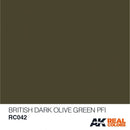RC042 British Dark Olive Green PFI  Acrylic Paint AK Interactive