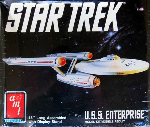 Star Trek  Enterprise `NCC1701 1/650 Scale Plastic Model Kit AMT 6676