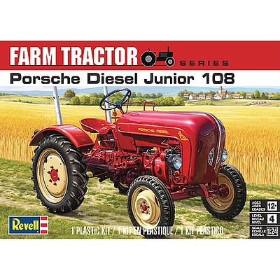 Porsche Diesel Junior 108 Farm Tractor  Plastic Model  Kit
