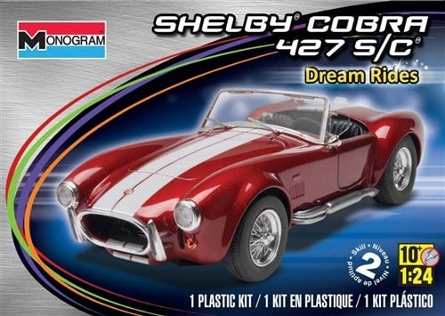 Shelby Cobra 427 1/24 Scale Plastic model Kit Monogram 85-4011