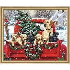 Holiday Puppy Truck