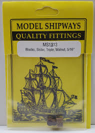 Model Shipway -  Blocks Sister Triple Walnut - MS1313